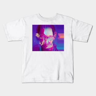 No, But... Abstract Glitch Art Kids T-Shirt